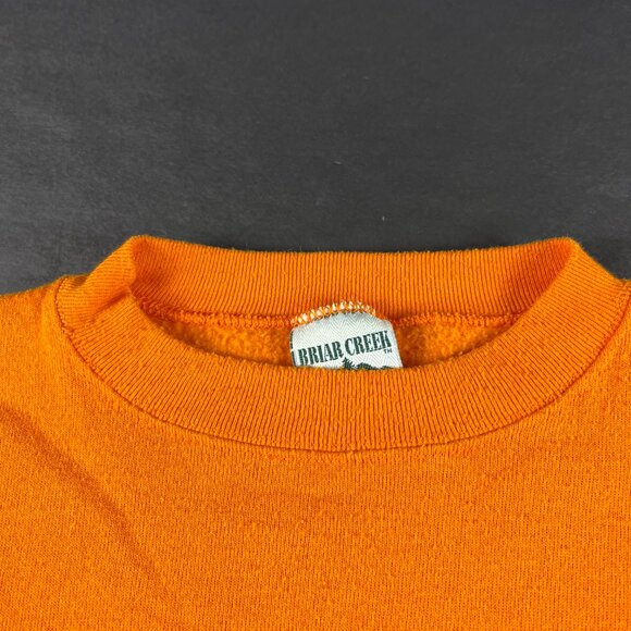 VTG 90s Tennessee Volunteers Sweatshirt Large Orange Faded Embroidered Crewneck - Picture 9 of 16